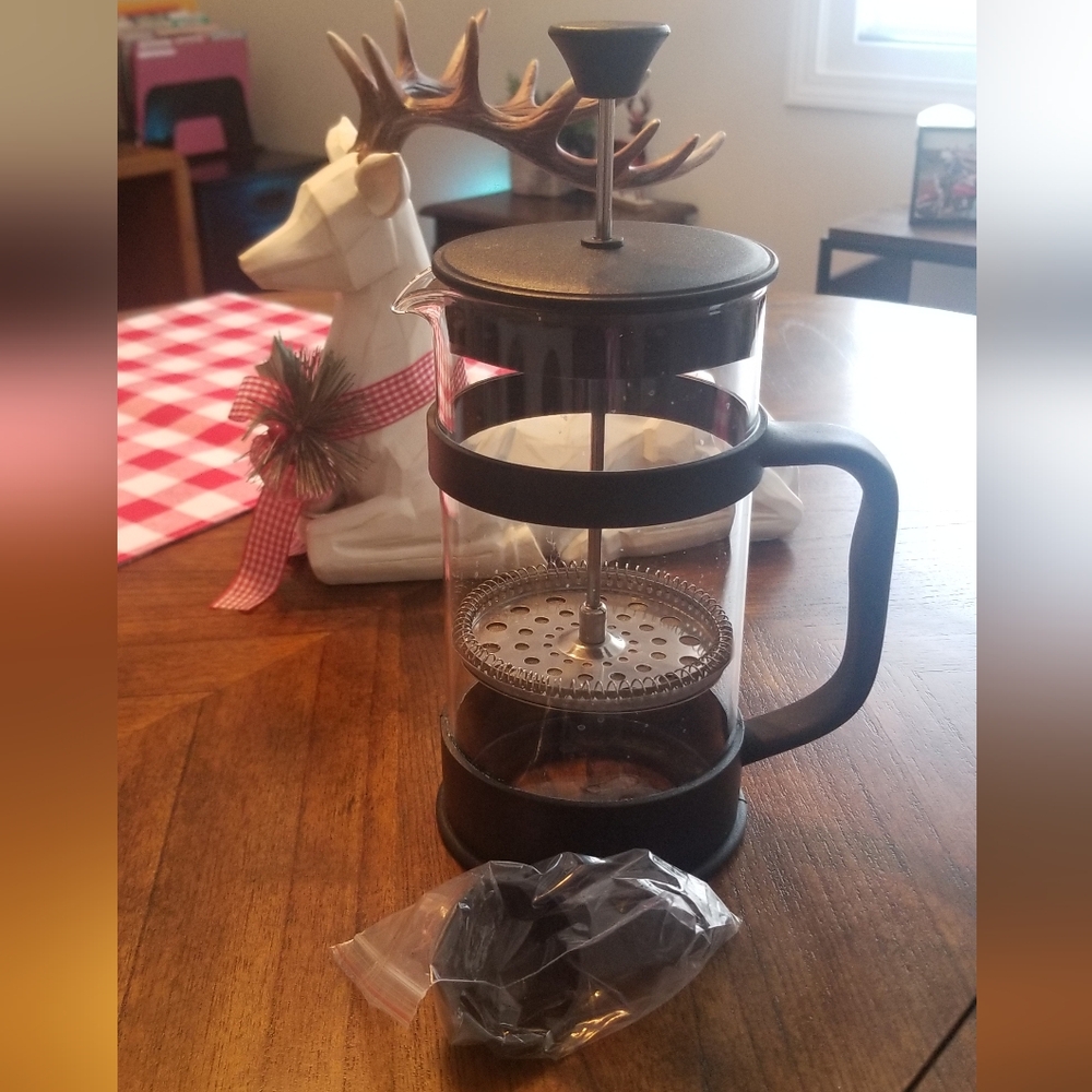 French Press Coffee Maker w/Scoop | 34 Ounce | 1 Liter